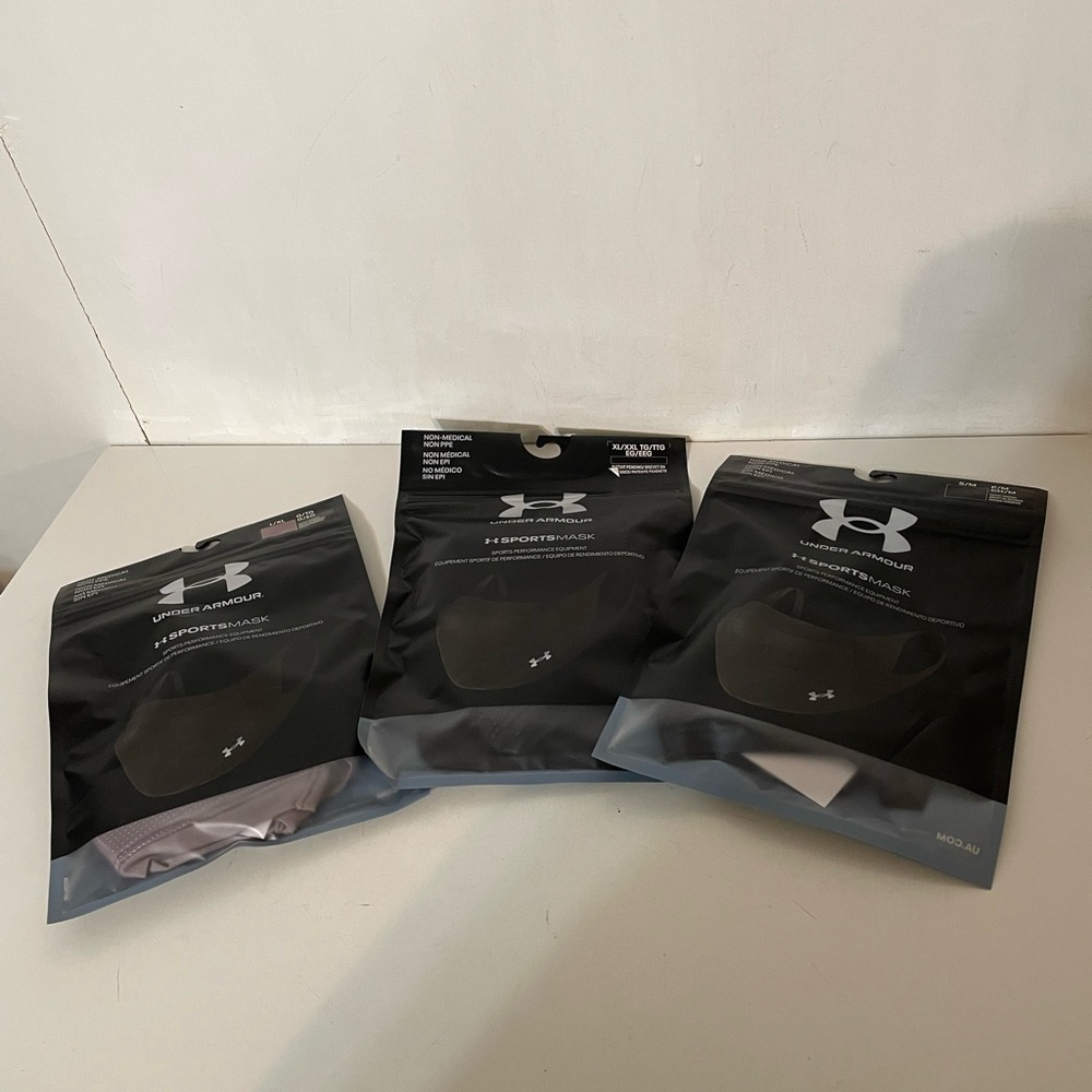 Under Armour Face Masks NWT